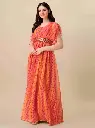 Women's Printed Georgette Readymade Kurta