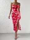 Women Bodycon Multicolor Dress