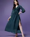 Designer Georgette Gown For Women