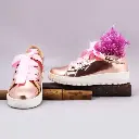 Antox Introducing Metal Design Lace-up Casual Shoe for Girls