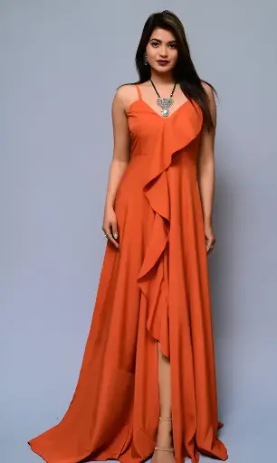 Elegant Western Dress | Long Gown | Casual and Party clothing