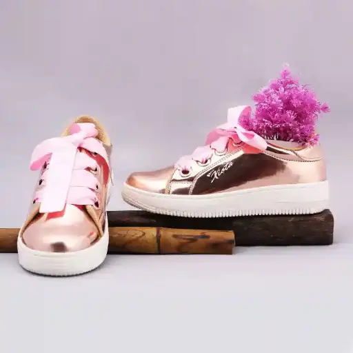 Antox Introducing Metal Design Lace-up Casual Shoe for Girls