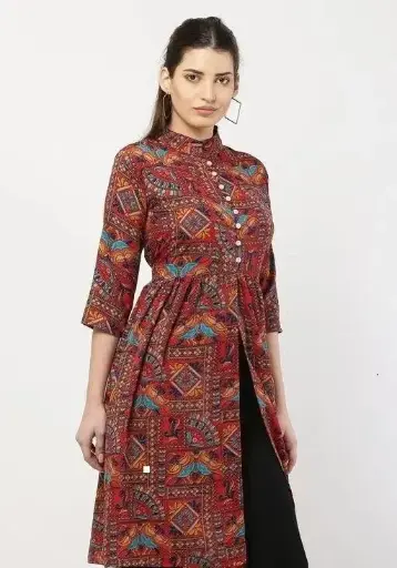 Leriya Fashion Women Ethnic Dress Red Dress