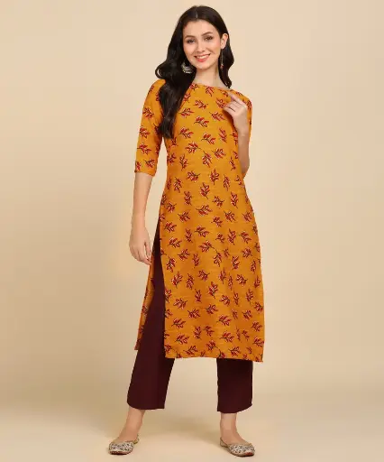 Anmi Printed Women A-line Kurta