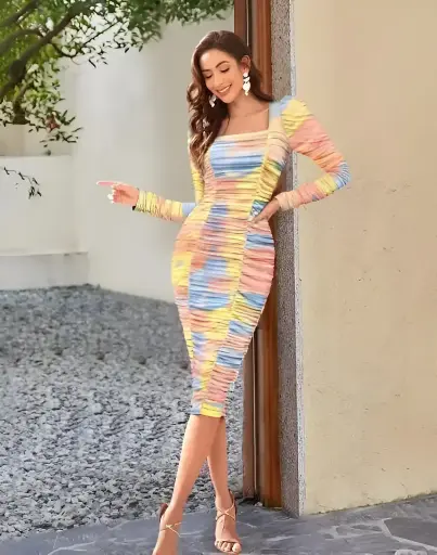 Norzy Paris - Party wear self Designer Women Dress