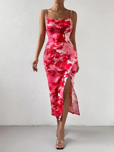 Women Bodycon Multicolor Dress